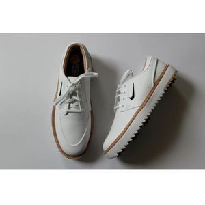 Nike Janoski Tour Golf Shoes White Tan Sz 7 New